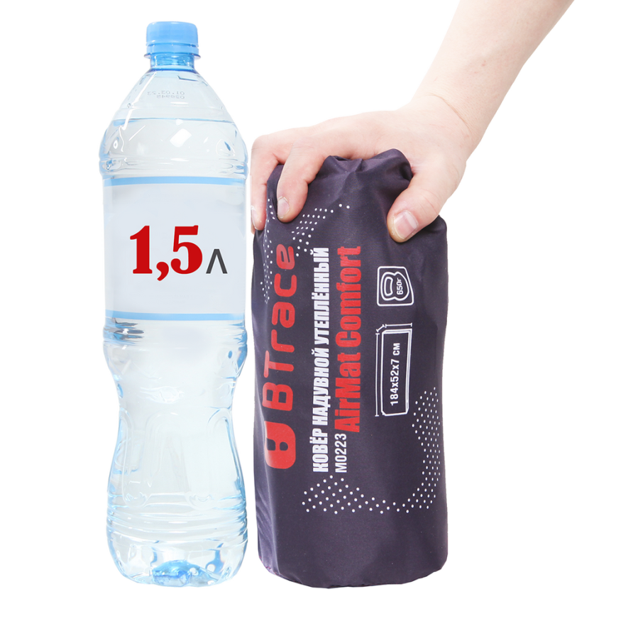 Коврик самонадувающийся утепленный Airmat Comfort, 184х52х7 см, BTrace