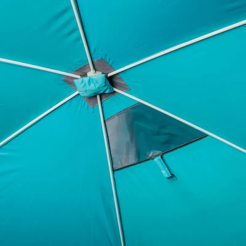 Шатер СЛЕДОПЫТ быстросборный, 6 стен, 3,35х3,85 м, h-2,25 м, S по полу 9,3 кв.м цвет Waterfall