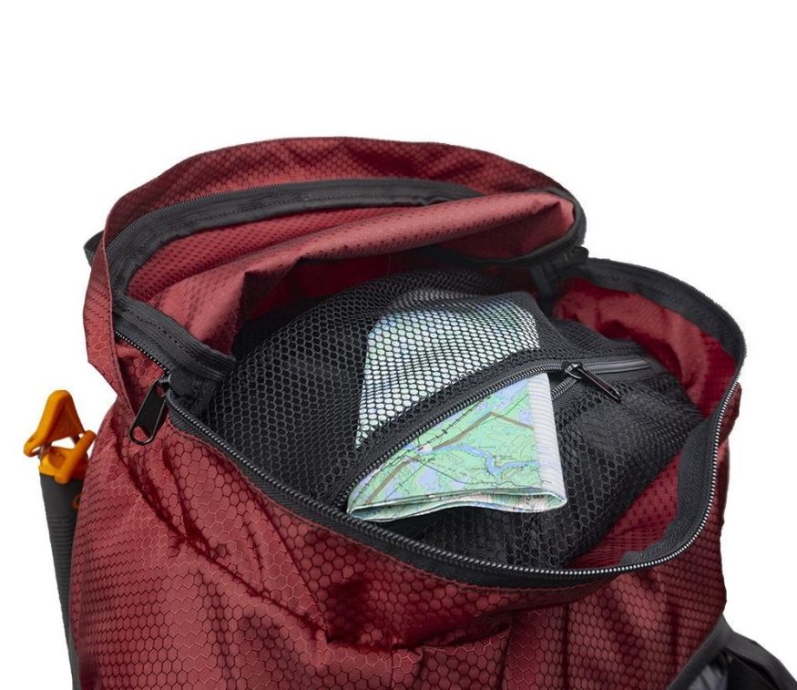 Рюкзак туристический Pamir-80 V3, бордовый, Манарага