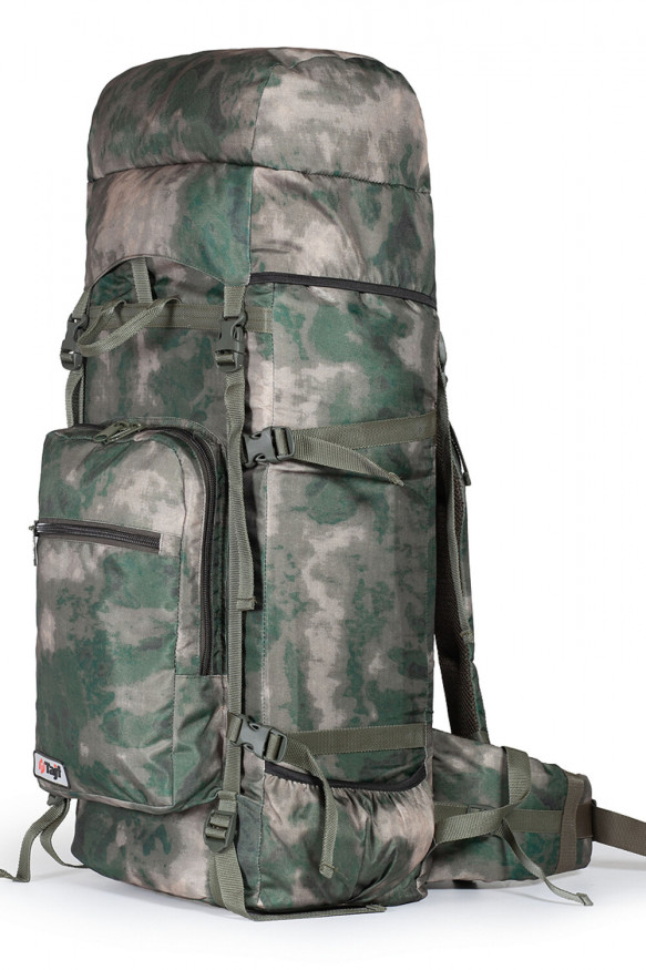 Рюкзак туристический Оптимал 6, мох, 80 л, ТАЙФ