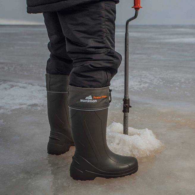 Сапоги мужские Power Plus утепленные с манжетой