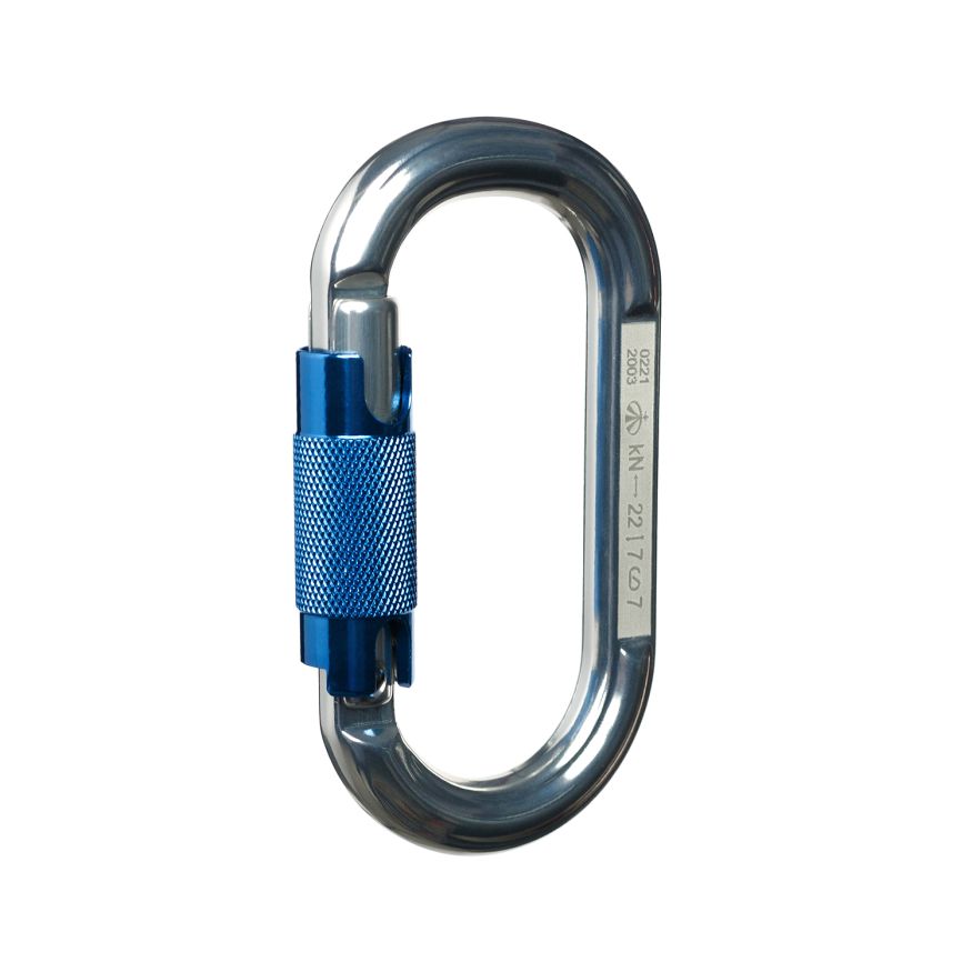 Карабин овал алюминиевый автомат, Keylock, Вертикаль