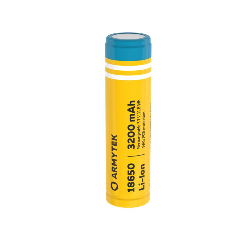Armytek 18650 Li-Ion with PCB 3200 mAh (защищенный)