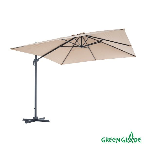 Зонт садовый 2003 светло-коричневый, Green Glade