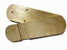 Лыжи ТАЕЖНЫЕ, дерево, длина 170 см, ширина 200 мм