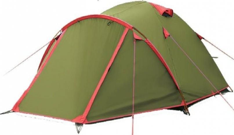 Палатка Tramp Lite Camp 3, зеленая