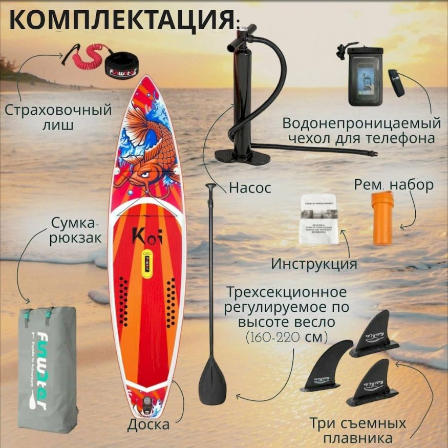 Сап-доска KOI 350, FunWater
