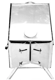 Печь походная Пошехонка средняя с 3D защитным экраном