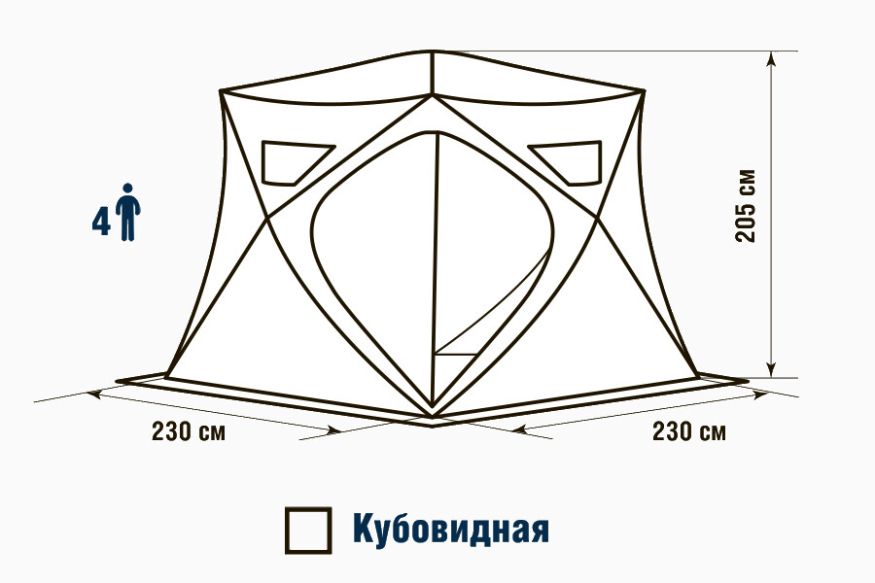 Палатка зимняя Higashi Camo Pyramid Pro (трехслойная)