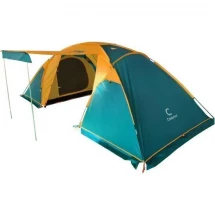 Палатка летняя двухслойная Yukon 4 с 2 входами, 4-х местная