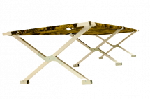 Раскладушка туристическая в чехле Пингвин, 1950х750х400 мм, труба алюминиевая 25х25 мм