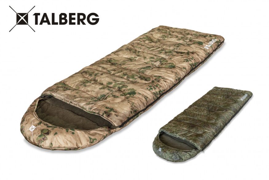 Cпальный мешок Forester -26, принт туман, Talberg