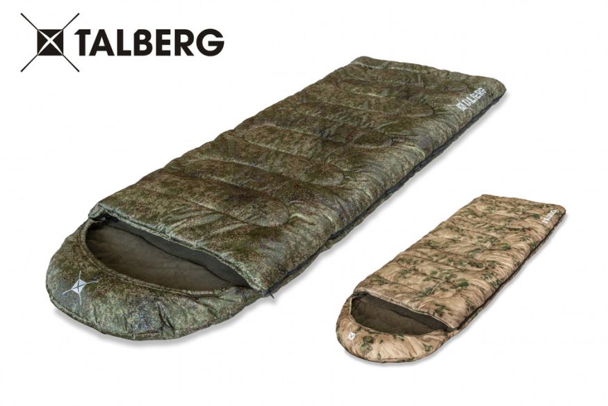 Cпальный мешок Forester -26, принт цифра, Talberg