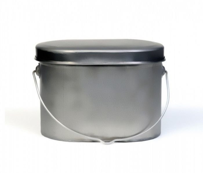 Котелок низкий 5,0 л титановый крышка без ручек Роза Ветров