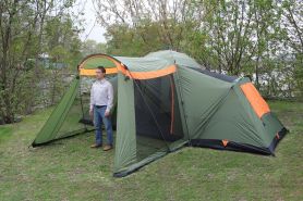 Палатка быстросборная 6-местная 4+2 CAMP