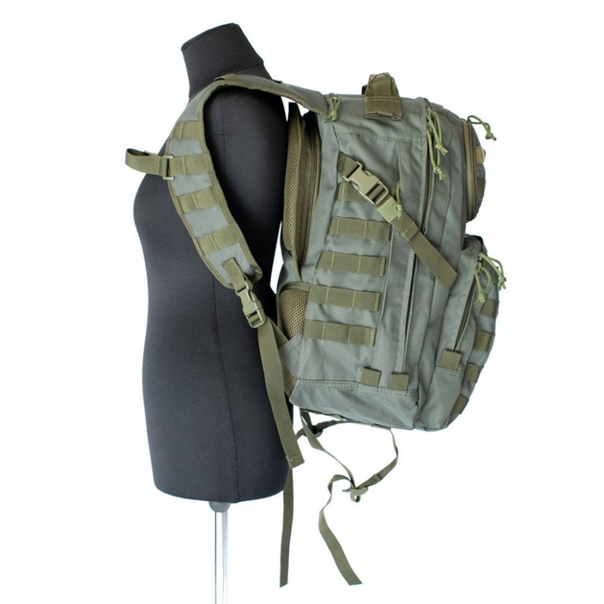 Рюкзак туристический Commander 50, оливковый, Tramp