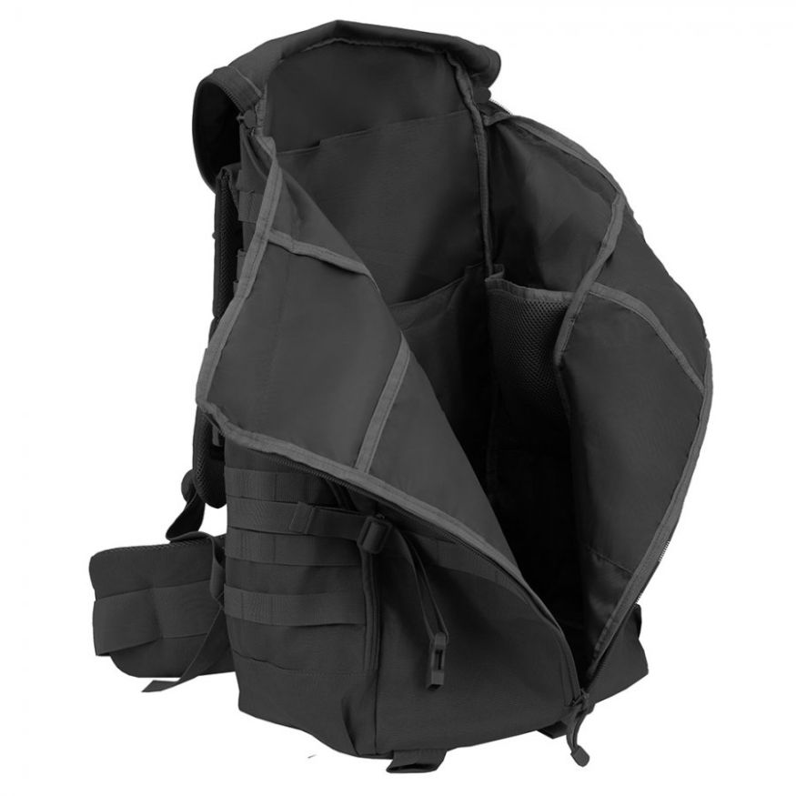 Рюкзак туристический Patrol 65, черный, Tramp