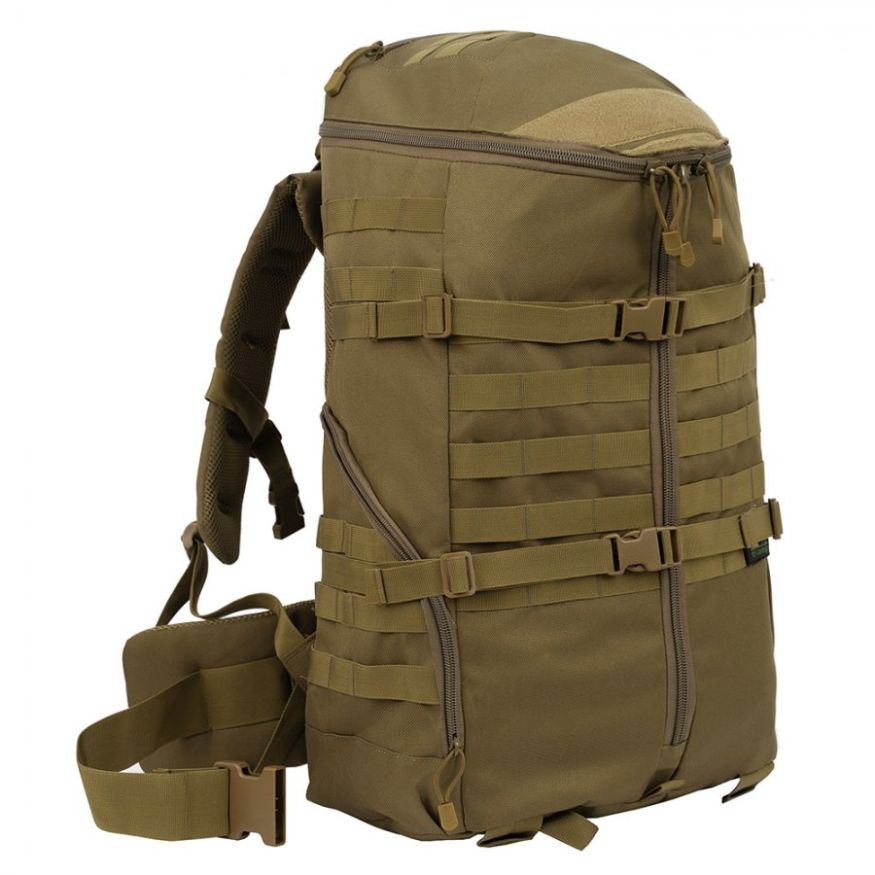 Рюкзак туристический Patrol 65, песочный, Tramp