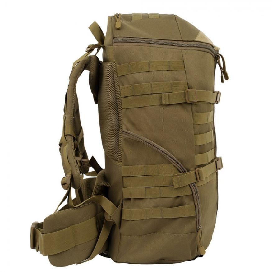 Рюкзак туристический Patrol 65, песочный, Tramp