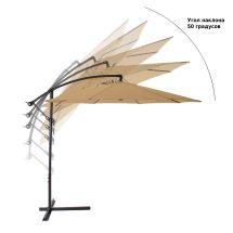 Зонт садовый 8003 светло-коричневый, Green Glade