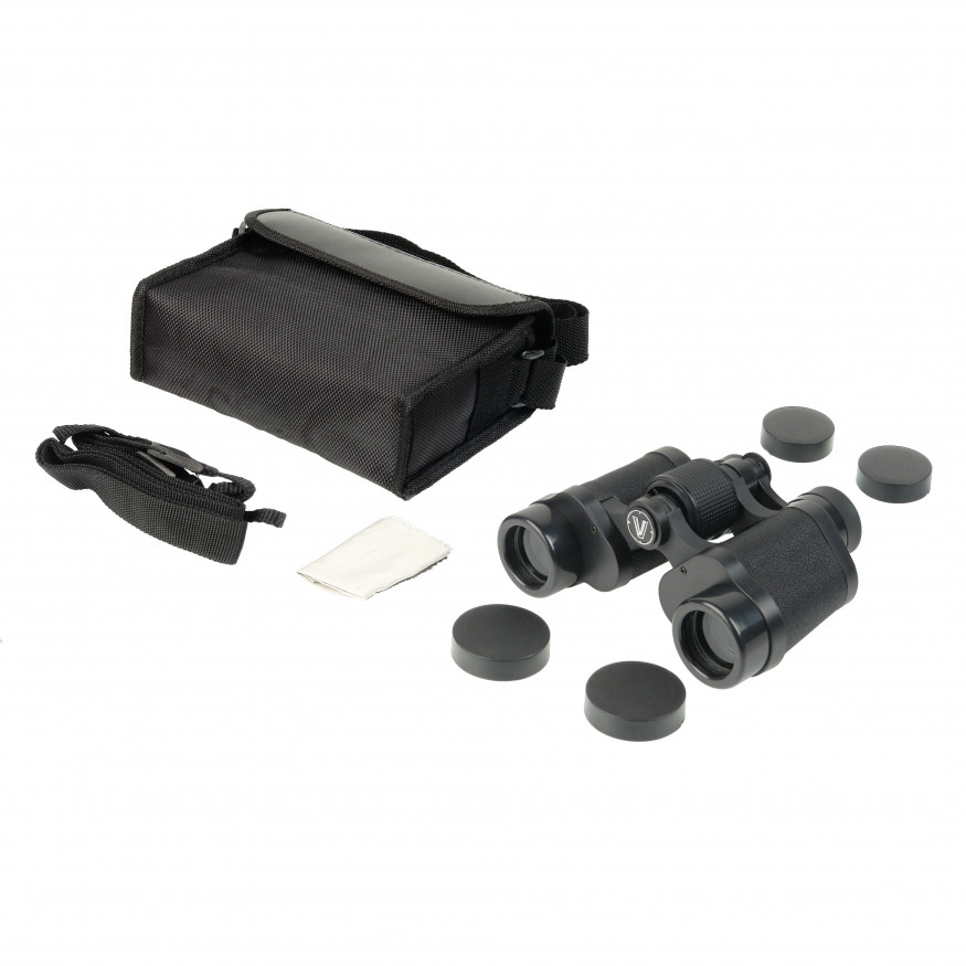 Бинокль Veber Classic БПЦ 8x30 VL черный, кожа