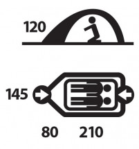 BIZAM палатка, 2, камуфляж