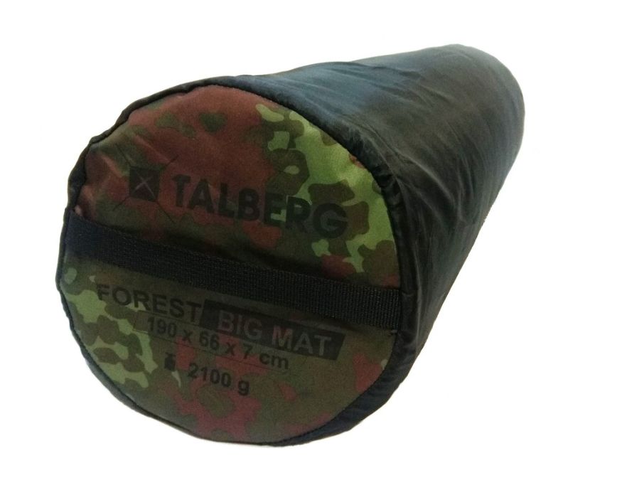 Коврик самонадувающийся 190x66x7 см, FOREST BIG MAT, камуфляж, Talberg